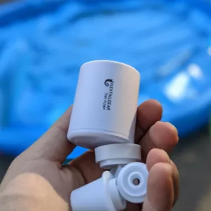 Ontvangen Elektrische Luchtpomp Draagbaar Opblaasapparaat van klant M****e.